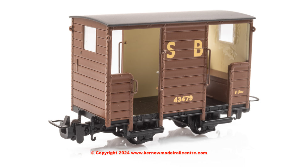 393-101A Bachmann Narrow Gauge RNAD Open-End Brake Van Statfold