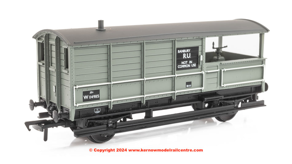 33-306E Bachmann GWR 20T 'Toad' Brake Van BR Grey (Early)