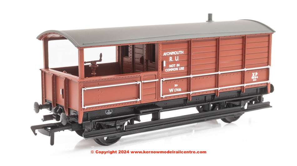 33-307B Bachmann GWR 20T 'Toad' Brake Van BR Bauxite (Early)