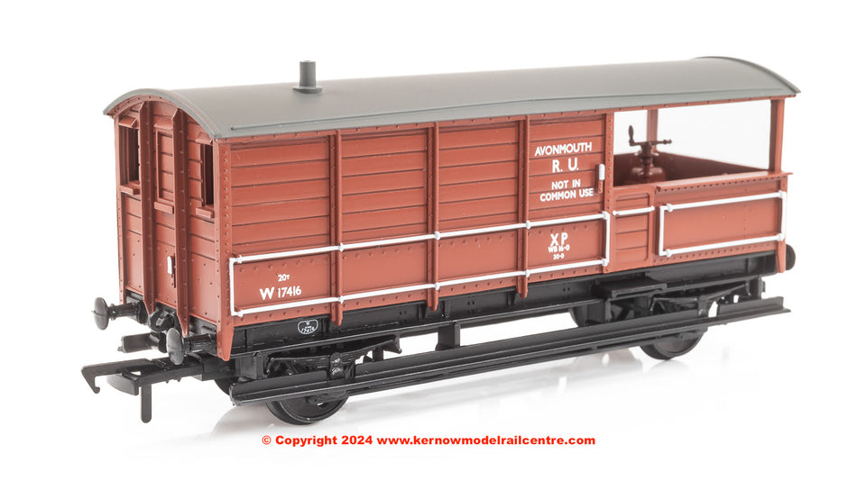 33-307B Bachmann GWR 20T 'Toad' Brake Van BR Bauxite (Early)