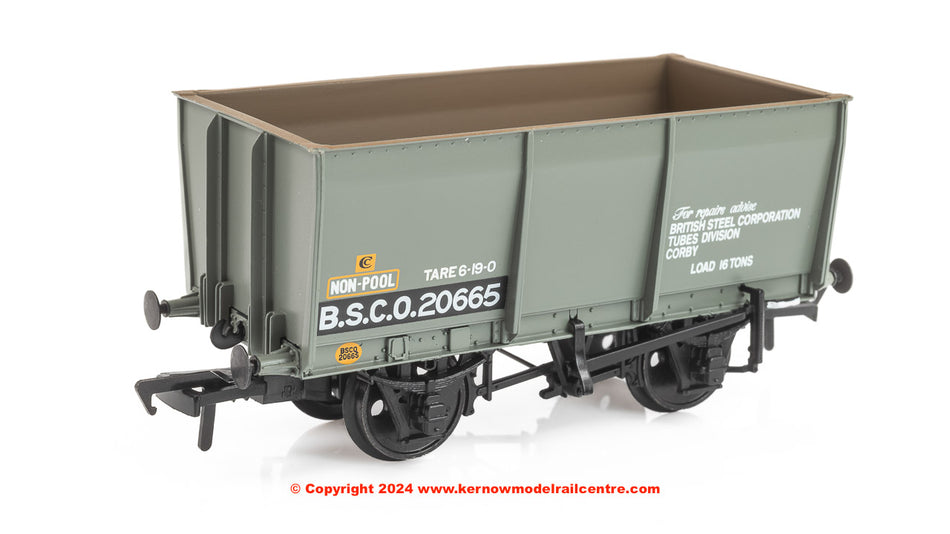 37-400B Bachmann 16T Steel Slope-Sided Tippler Mineral Wagon BSC