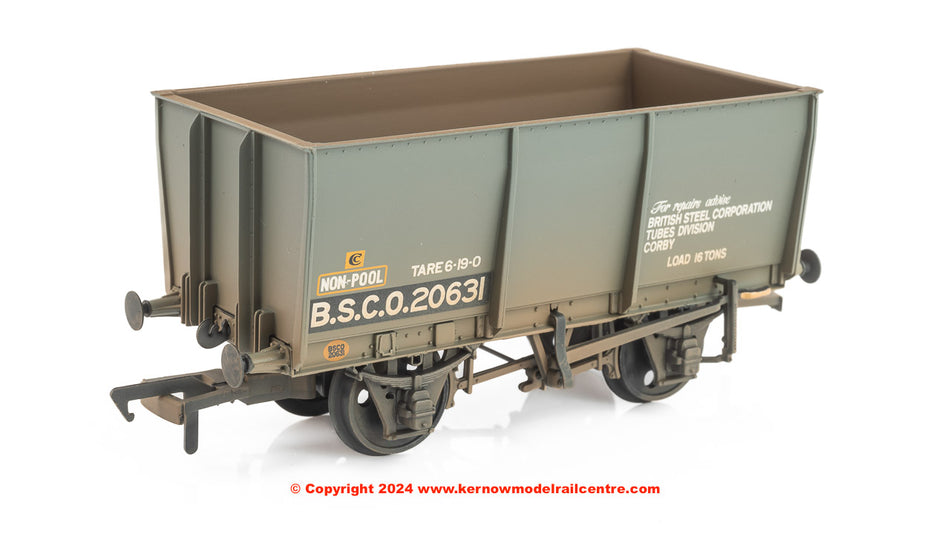 37-400C Bachmann 16T Steel Slope-Sided Tippler Mineral Wagon BSC