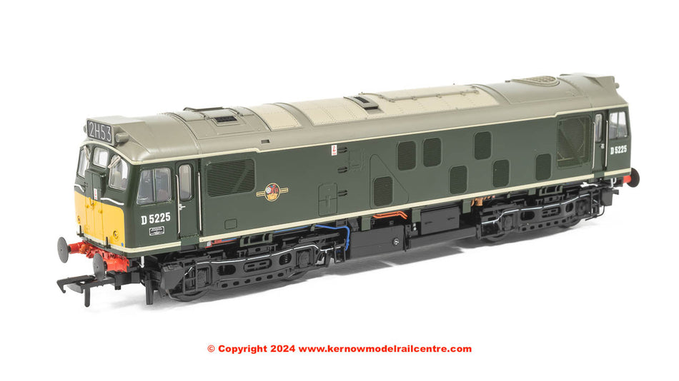 32-343SFX Bachmann Class 25/1 D5225 BR Green Small Yellow Panels