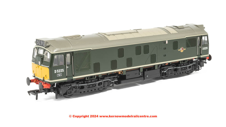 32-343SF Bachmann Class 25/1 D5225 BR Green Small Yellow Panels
