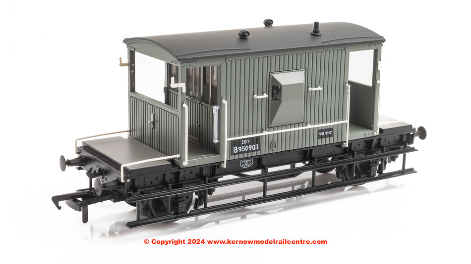 37-528E Bachmann BR 20T Brake Van BR Grey (Early)