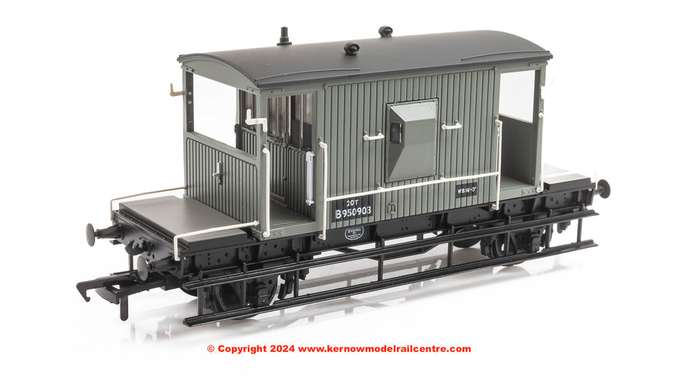 37-528E Bachmann BR 20T Brake Van BR Grey (Early)