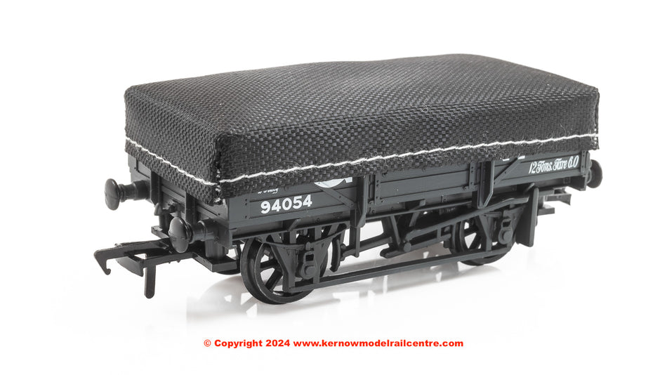33-088B Bachmann 5 Plank China Clay Wagon GWR Grey Tarpaulin