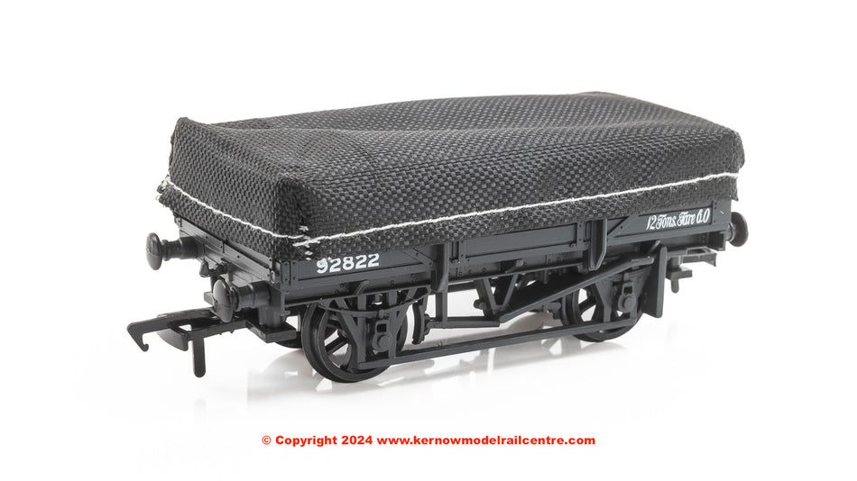 33-088C Bachmann 5 Plank China Clay Wagon GWR Grey Tarpaulin