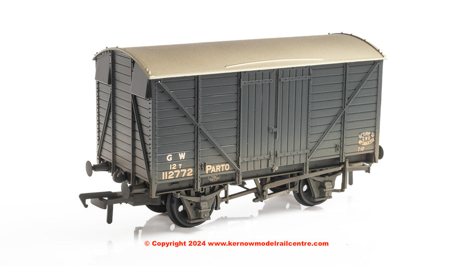 37-727B Bachmann GWR 12T Parto Ventilated Van GWR Grey [W]