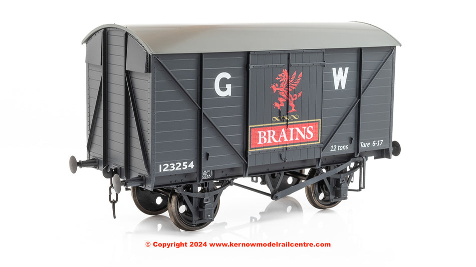 7F-066-006 Dapol Great Western Standard 12T Van Grey BRAINS