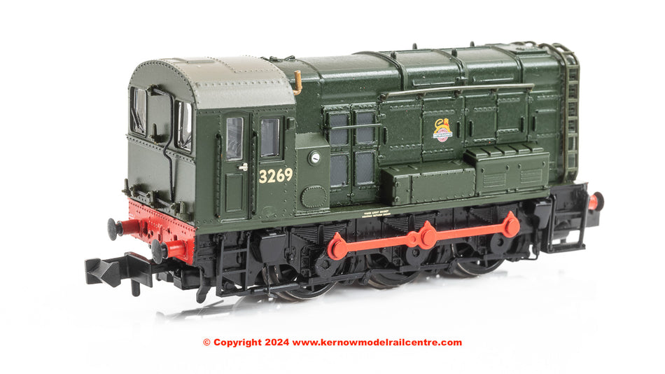 371-013ASF Graham Farish Class 08 13269 BR Green (Early Emblem)