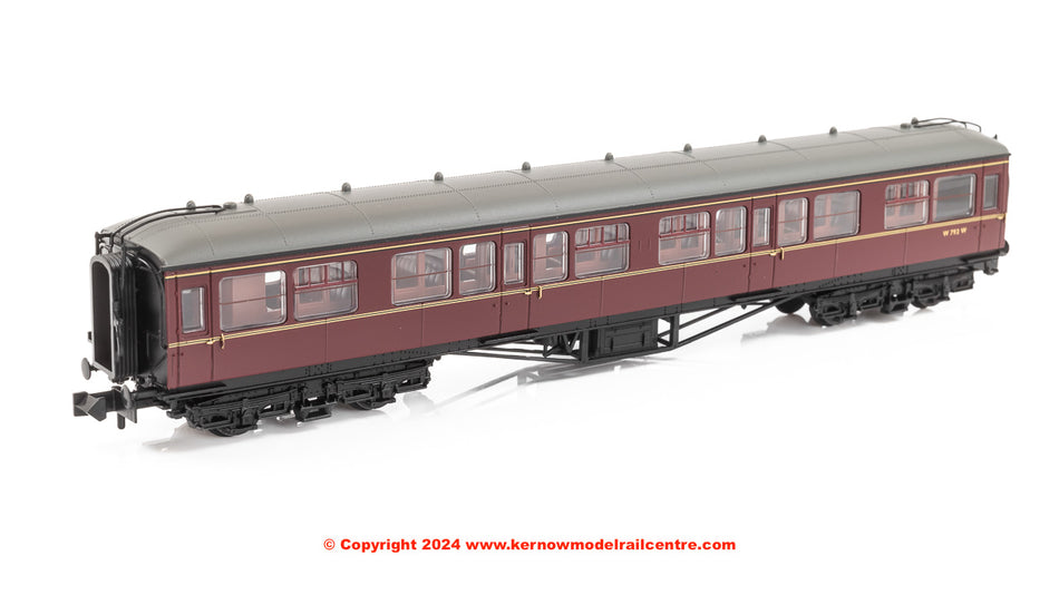 374-537A Graham Farish GWR Hawksworth Second Corridor BR Maroon