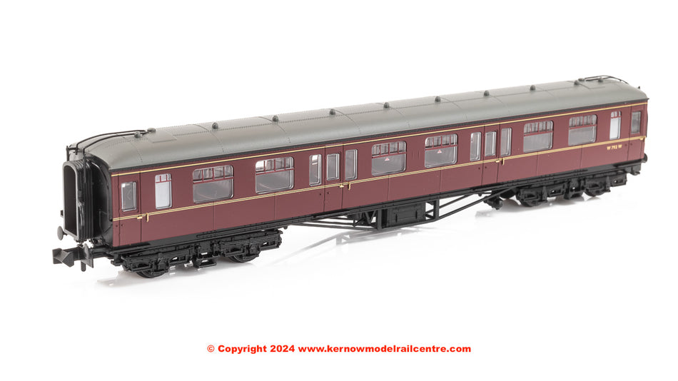 374-537A Graham Farish GWR Hawksworth Second Corridor BR Maroon