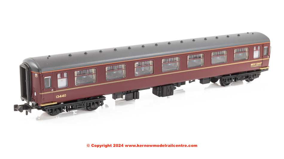 374-954 Graham Farish BR MK2A FK First Corridor WCRC Maroon