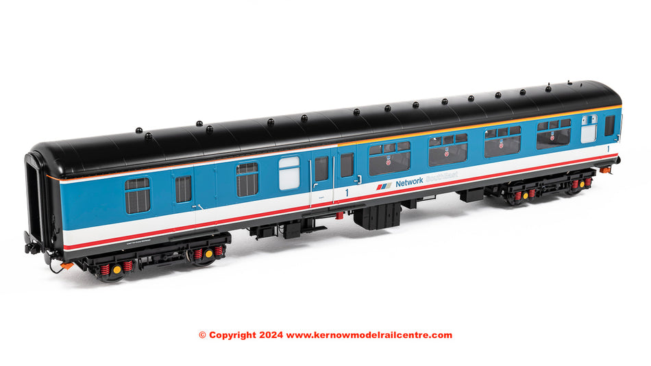 2421 Heljan Mk2 Brake Corridor 1st Coach BFK NSE Light Blue