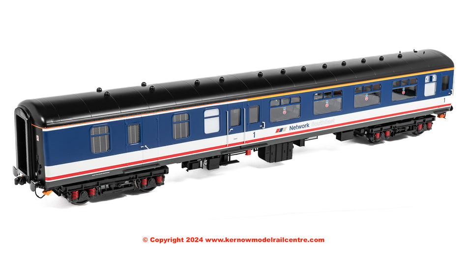 2422 Heljan Mk2 Brake Corridor 1st Coach BFK - NSE Dark Blue
