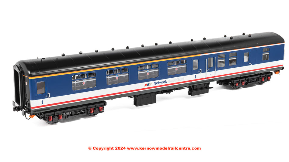 2422 Heljan Mk2 Brake Corridor 1st Coach BFK - NSE Dark Blue
