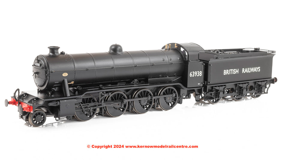 3904 Heljan Tango O2 Steam Locomotive 63938 in BR Black