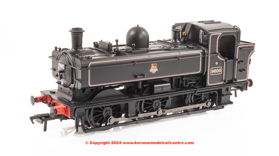 32-205B Bachmann GWR 8750 Pannier Tank 9600 BR Lined Black