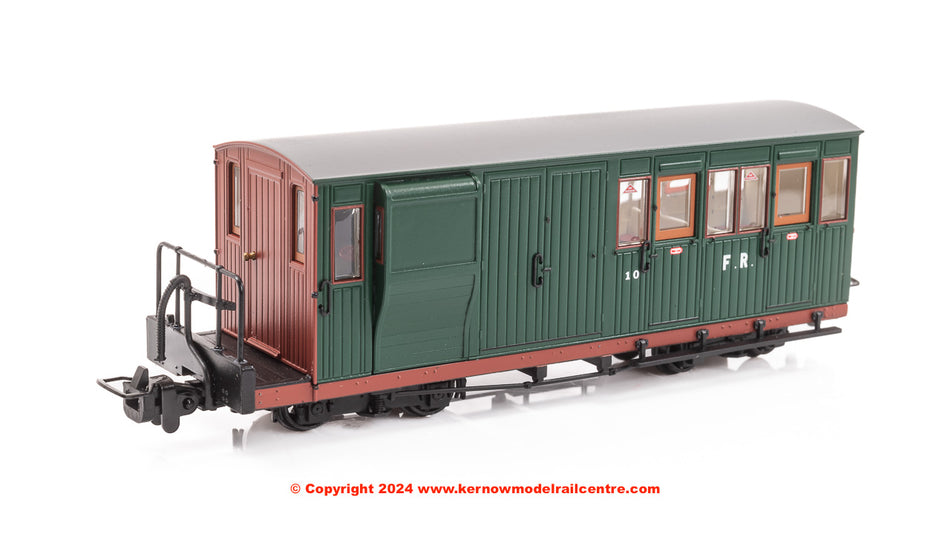 394-080 Bachmann Ffestiniog Railway Brake Third No. 10 FR