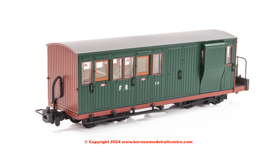 394-080 Bachmann Ffestiniog Railway Brake Third No. 10 FR