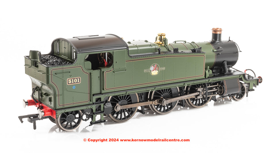 4S-041-015D Dapol Large Prairie 5101 Lined BR Green Late Crest