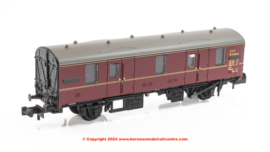 374-785A Graham Farish BR Mk1 CCT Covered Carriage Truck Maroon