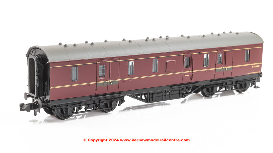 374-889A Graham Farish LMS Stanier 50ft Full Brake BR Maroon