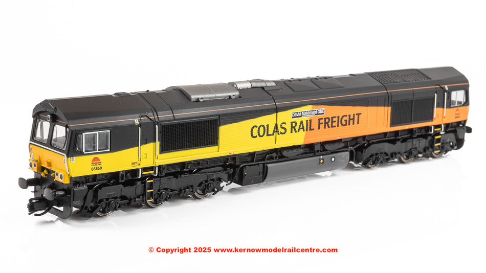 TT3019M Hornby Class 66 Colas 66 850 David Maidment OBE