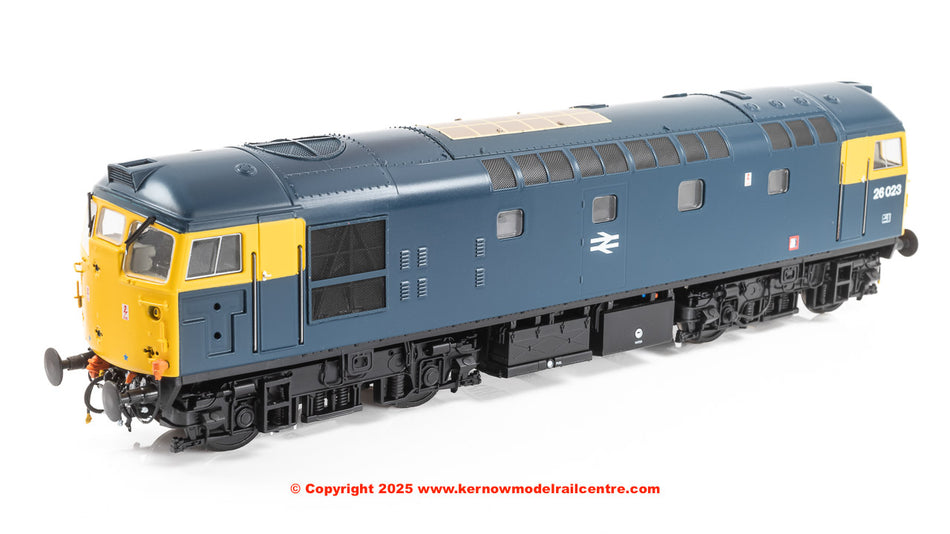 2643 Heljan Class 26 Diesel 26 023 BR Blue Tablet Catcher
