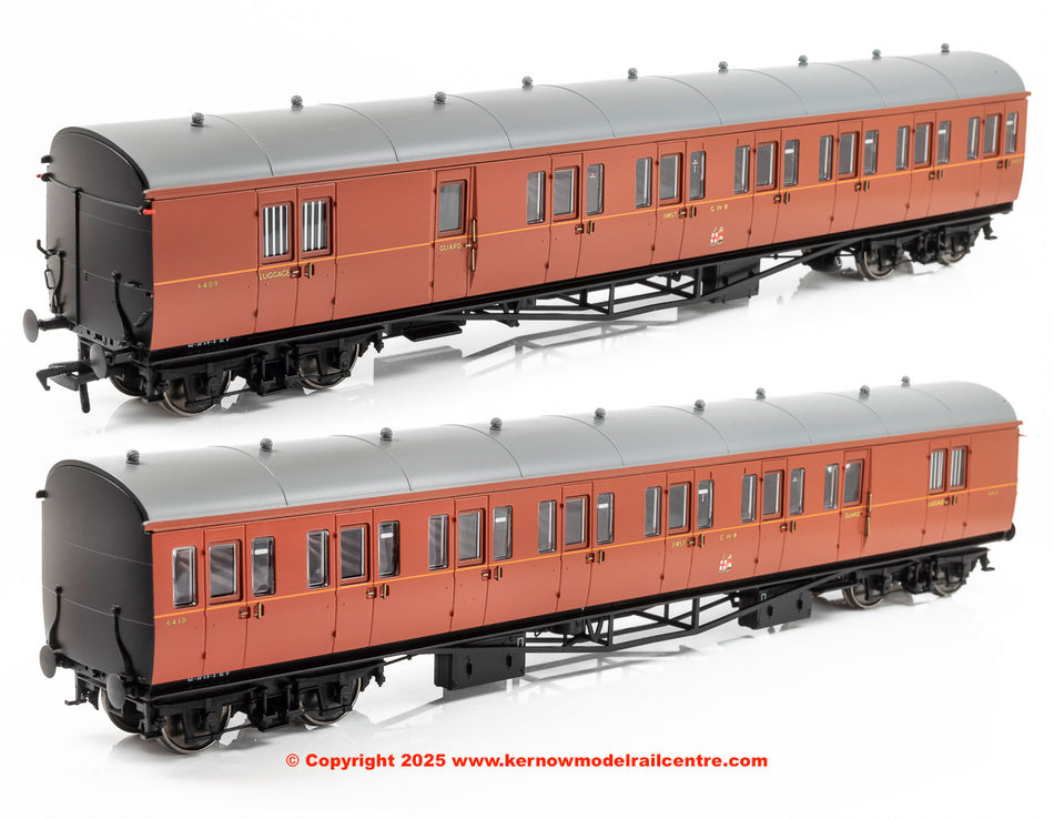 946009 Rapido Dia E140 B Set - No.6409 & 6410 GWR Wartime