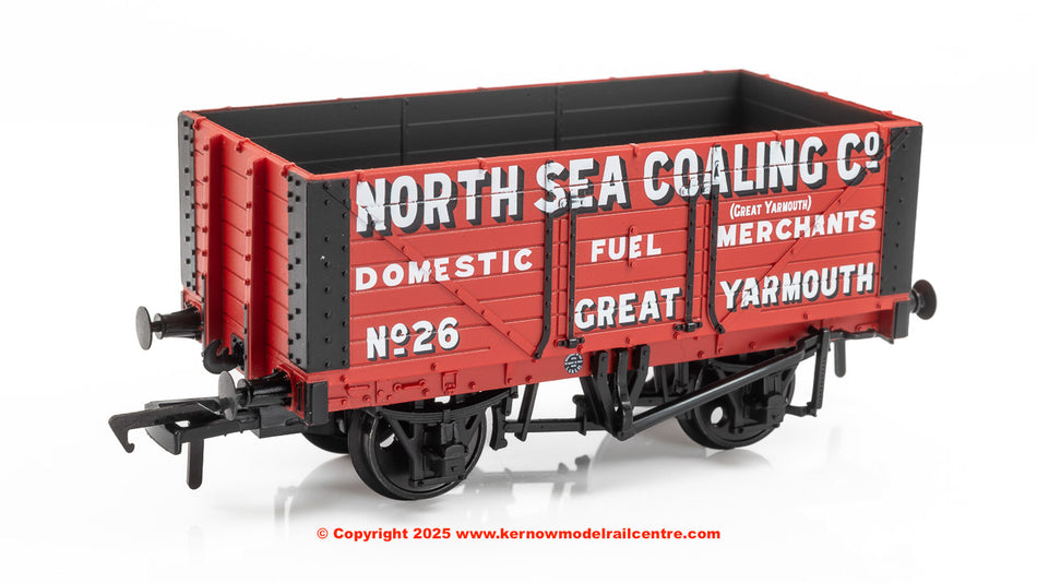 37-112A Bachmann 7 Plank Fixed End Wagon North Sea Coaling Co