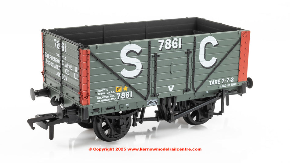 37-129A Bachmann 8 Plank End Door Wagon Stephenson Clarke