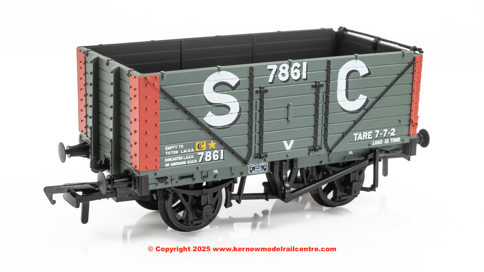 37-129A Bachmann 8 Plank End Door Wagon Stephenson Clarke