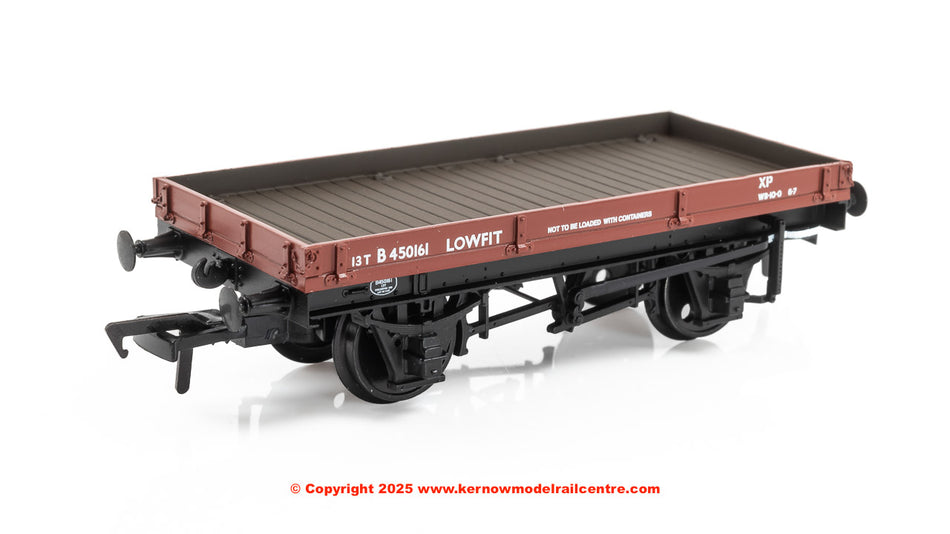 37-479B Bachmann 1 Plank 'Lowfit' Wagon BR Bauxite (Late)