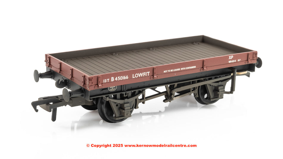 37-479C Bachmann 1 Plank 'Lowfit' Wagon BR Bauxite (Late) [W]