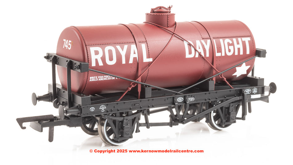 OR76TK2010 Oxford Rail 12T Tank Wagon - Royal Daylight No.745