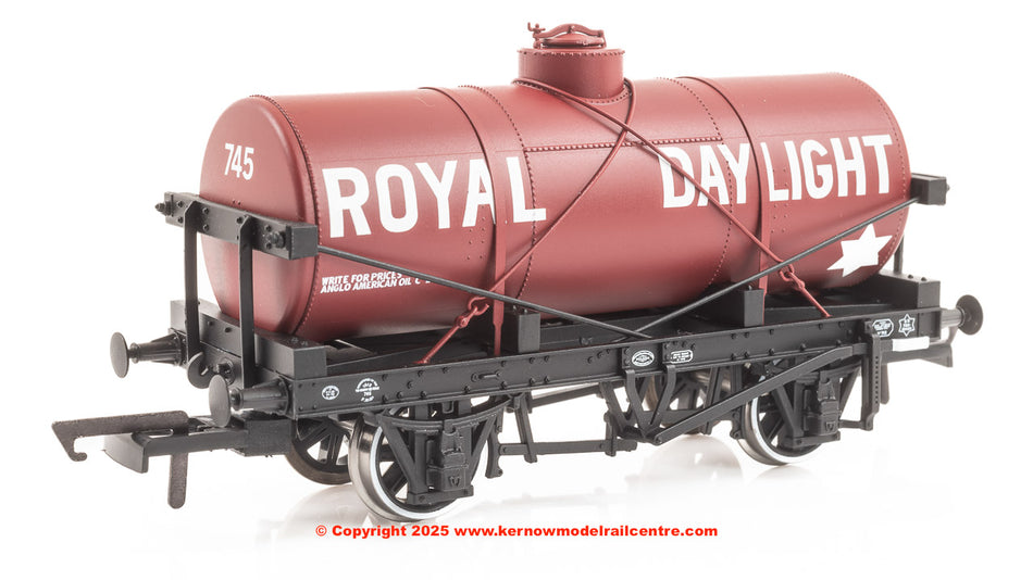 OR76TK2010 Oxford Rail 12T Tank Wagon - Royal Daylight No.745