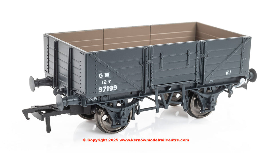 971007 Rapido Diagram O18 5 Plank Open Wagon - GWR No.97199