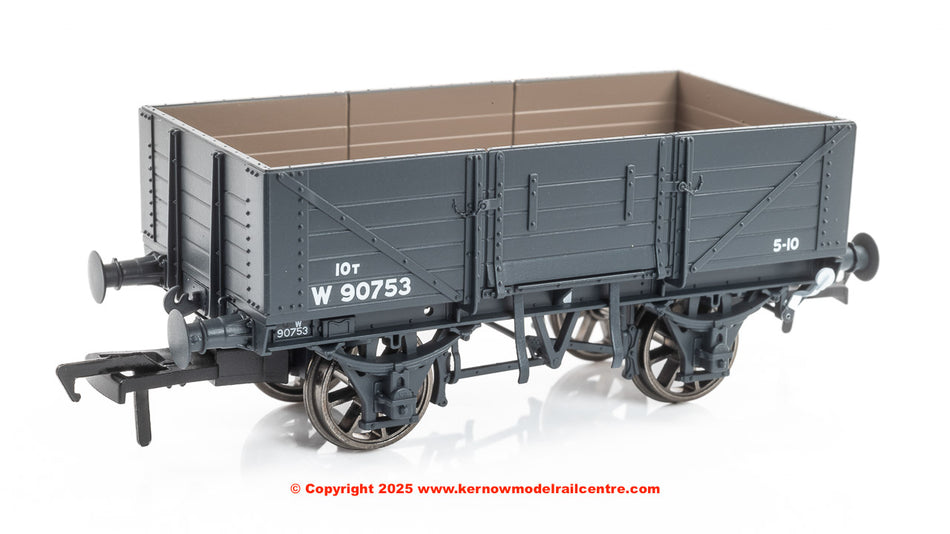 971010 Rapido Diagram O18 5 Plank Open Wagon - BR No.90753