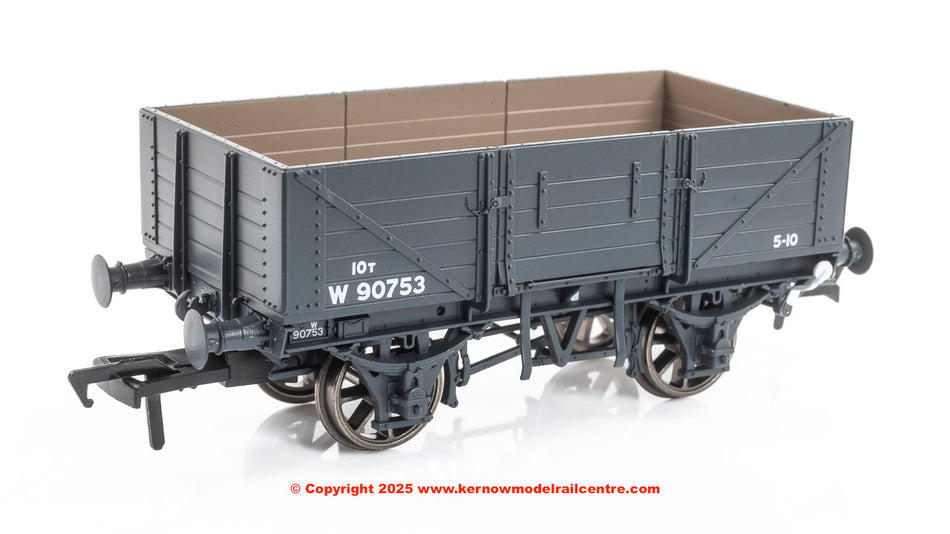 971010 Rapido Diagram O18 5 Plank Open Wagon - BR No.90753