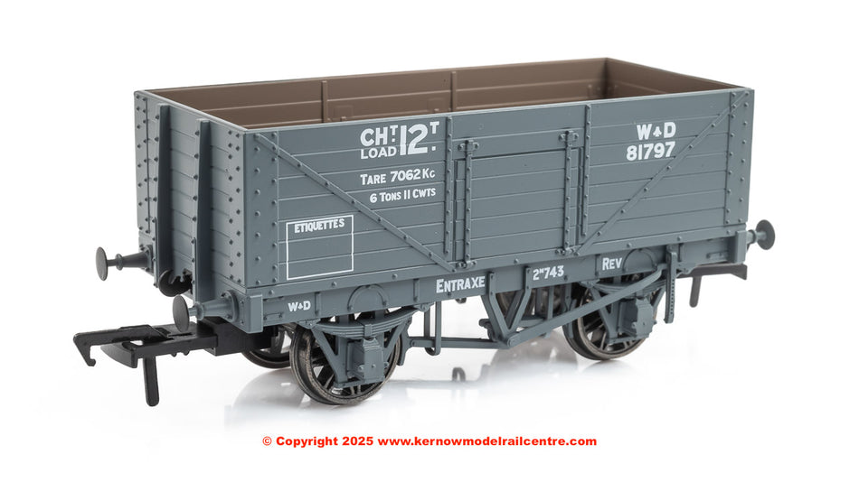 967418 Rapido RCH 7 Plank Wagon WD No.81797