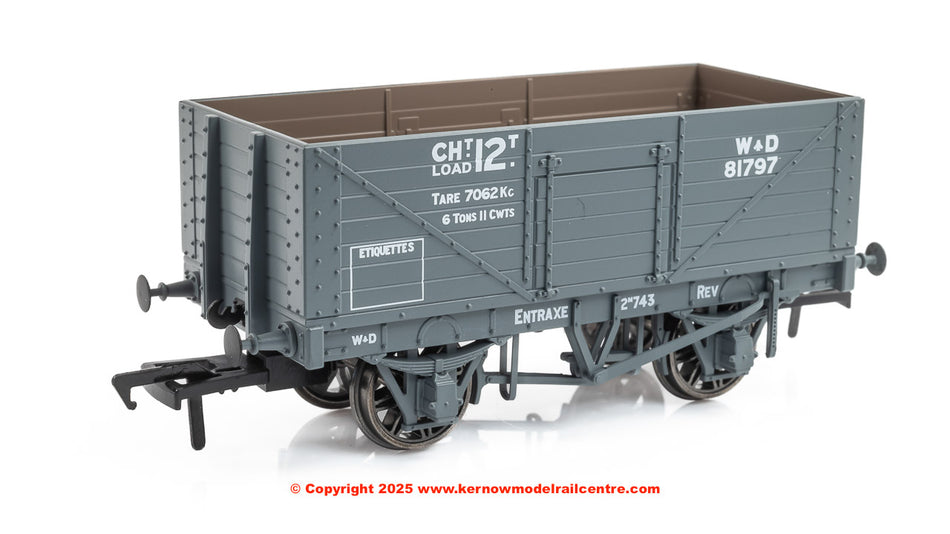 967418 Rapido RCH 7 Plank Wagon WD No.81797