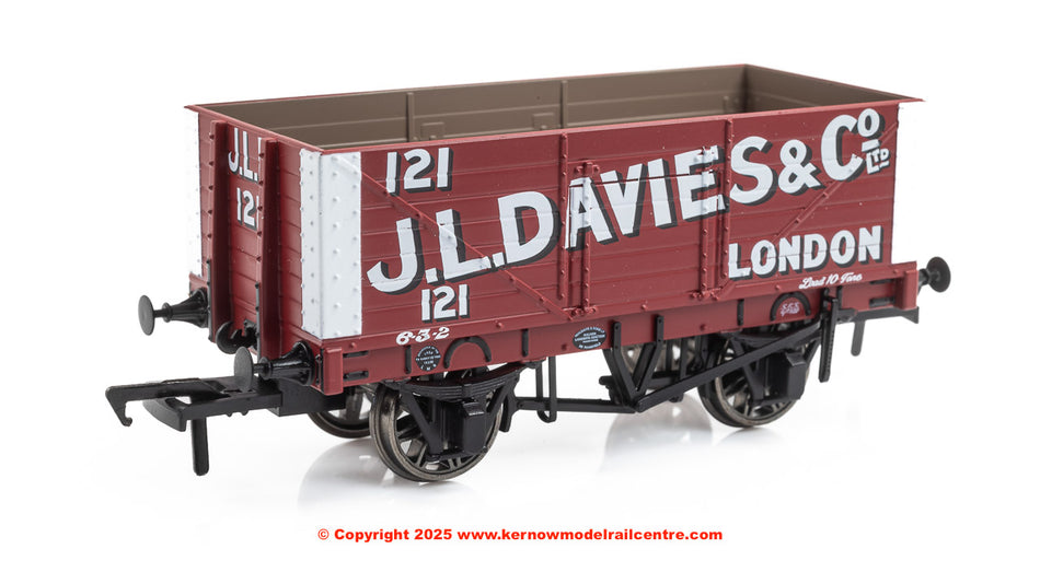 967422 Rapido RCH 7 Plank Wagon J L Davies & Co No.121
