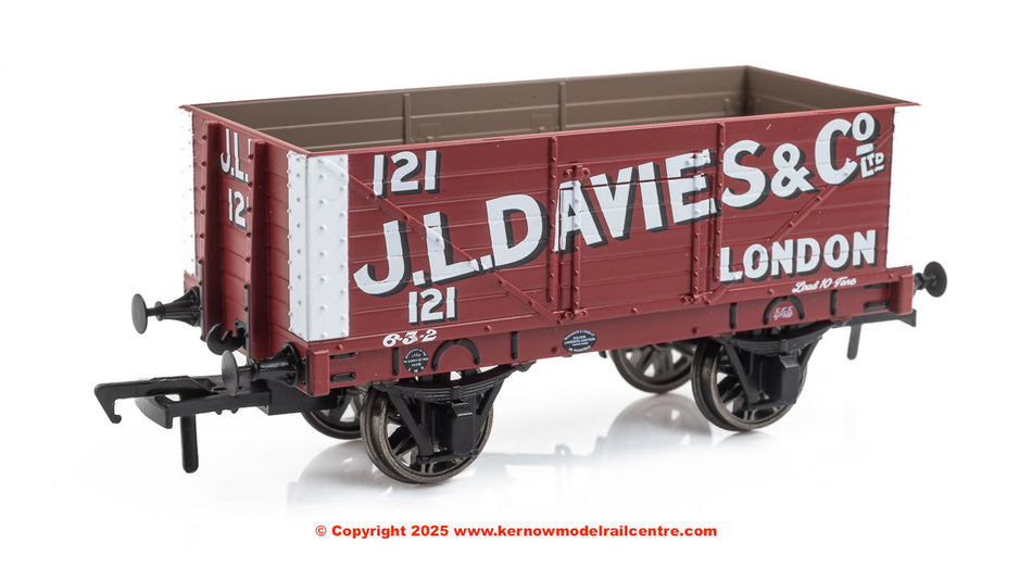 967422 Rapido RCH 7 Plank Wagon J L Davies & Co No.121
