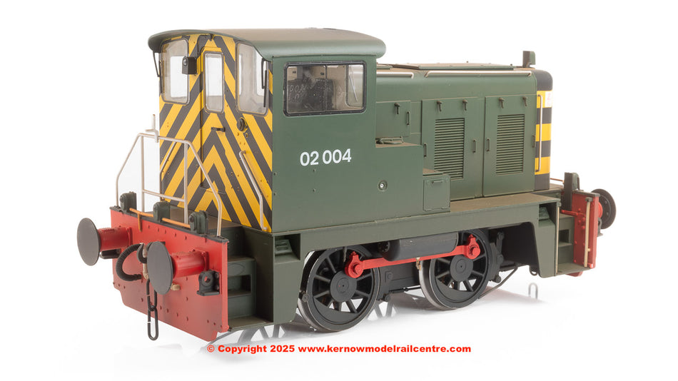 2872 Heljan Class 02 0-4-0 Diesel Locomotive number 02 004