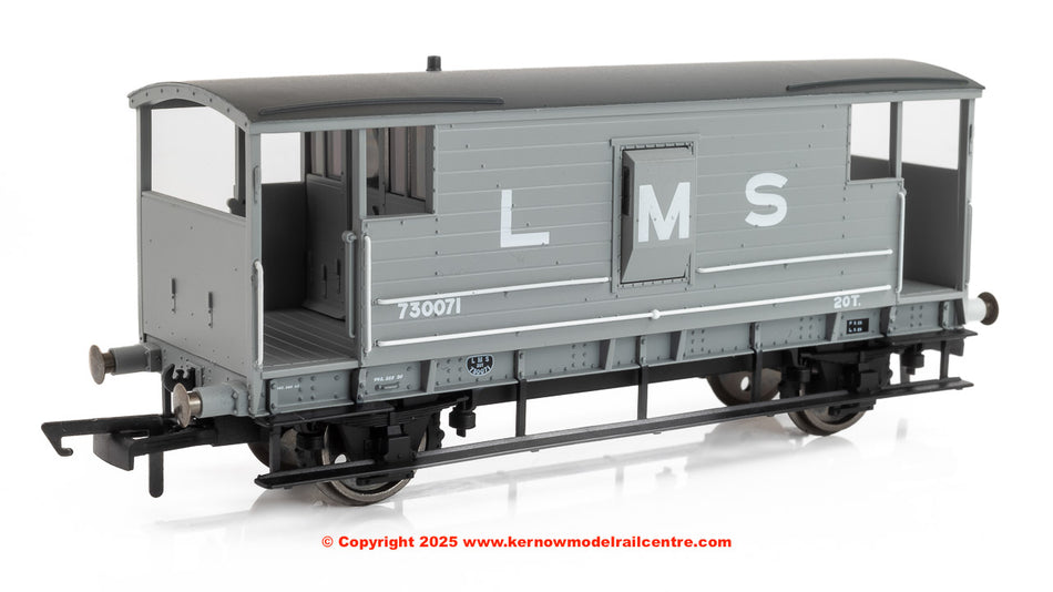 R60285 Hornby 20 Ton Diag1919 LMS Brake Van number 730071 - LMS