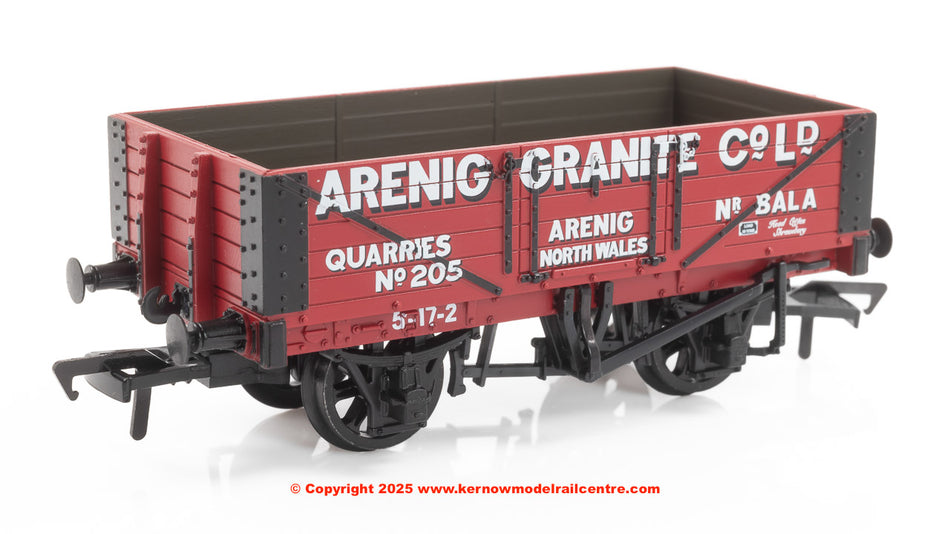 37-026B Bachmann 5 Plank Wagon Steel Floor Arenig Granite