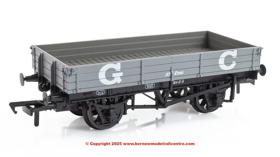 37-942A Bachmann 3 Plank Wagon number 3123 - GCR Grey