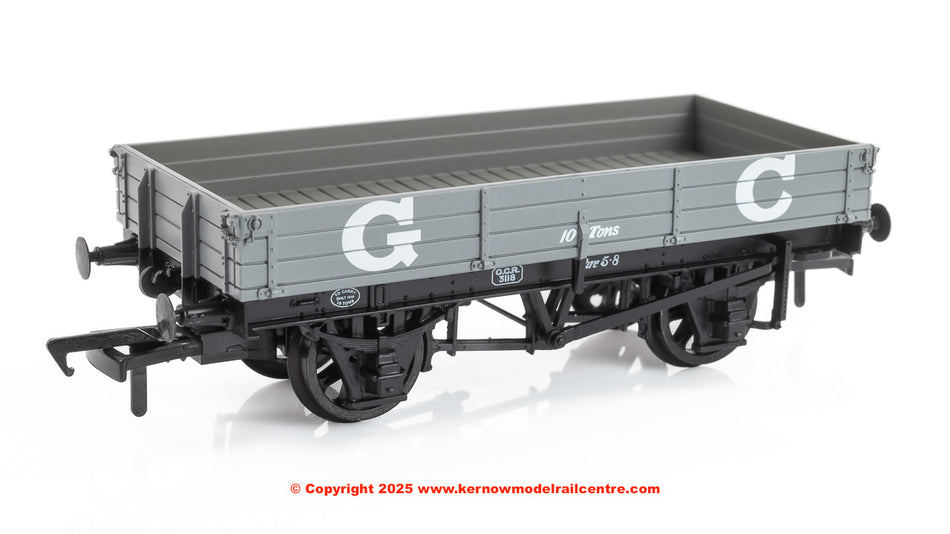 37-942 Bachmann 3 Plank Wagon number 3118 - GCR Grey